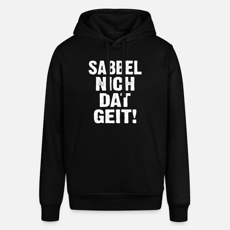 Sabbel Nich Dat Geit - Sweat à capuche SOUNDER Stanley/Stella Unisexe - noir