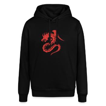 dragon chinois - Sweat à capuche SOUNDER Stanley/Stella Unisexe - noir - Devant - Alina (178cm) & Michal (187cm)