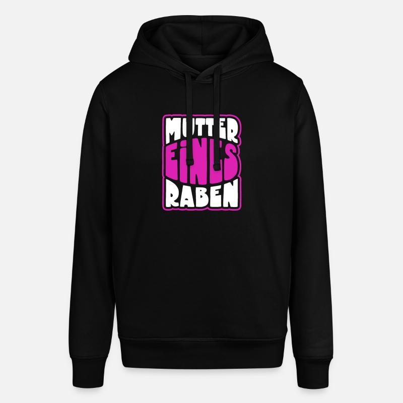 Mutter eines Raben - Rabenmutter - Stanley/Stella Unisex Hoodie SOUNDER - Schwarz