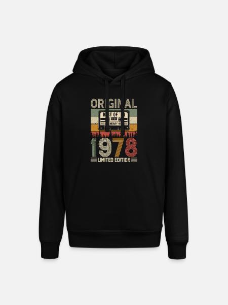 Birthday Nostalgia '78 - Stanley/Stella SOUNDER Unisex Hoodie - black