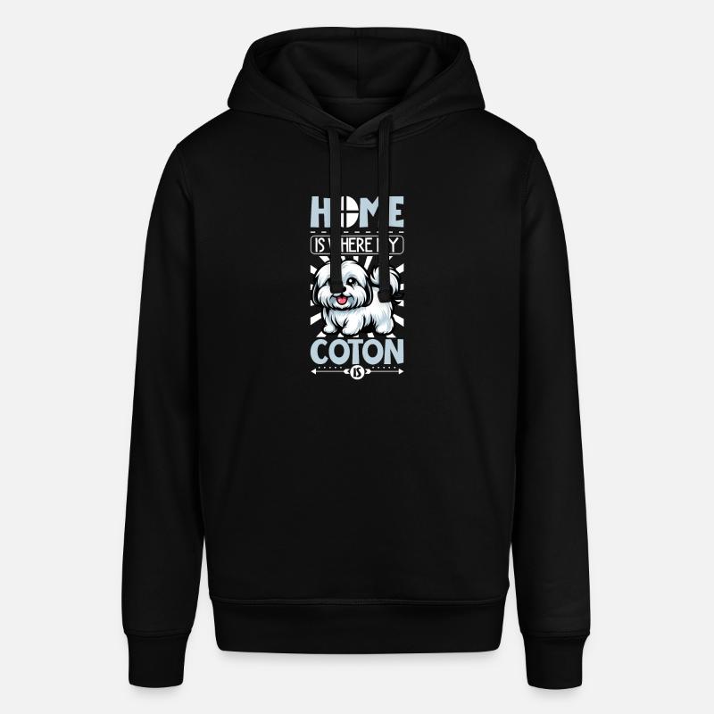 Accueil - Coton de Tuléar - Sweat à capuche SOUNDER Stanley/Stella Unisexe - noir