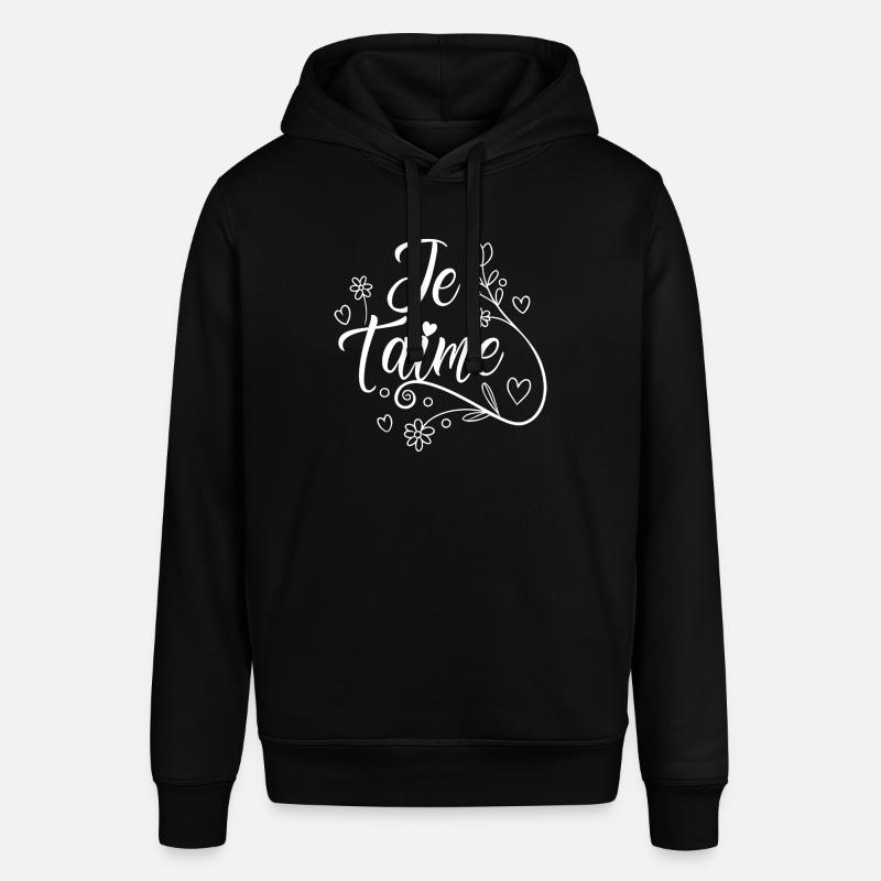 Je t'aime - Sweat à capuche SOUNDER Stanley/Stella Unisexe - noir