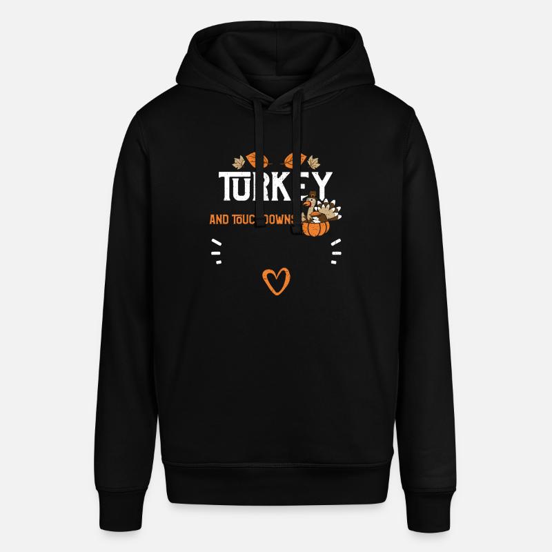 Turquie et touchdowns - Sweat à capuche SOUNDER Stanley/Stella Unisexe - noir