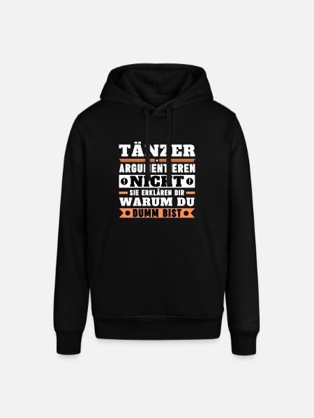 Tänzer argumentieren nicht - Stanley/Stella Unisex Hoodie SOUNDER - Schwarz