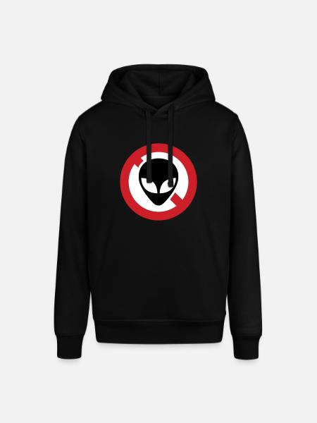 NO ALIENS - Stanley/Stella SOUNDER Unisex Hoodie - black