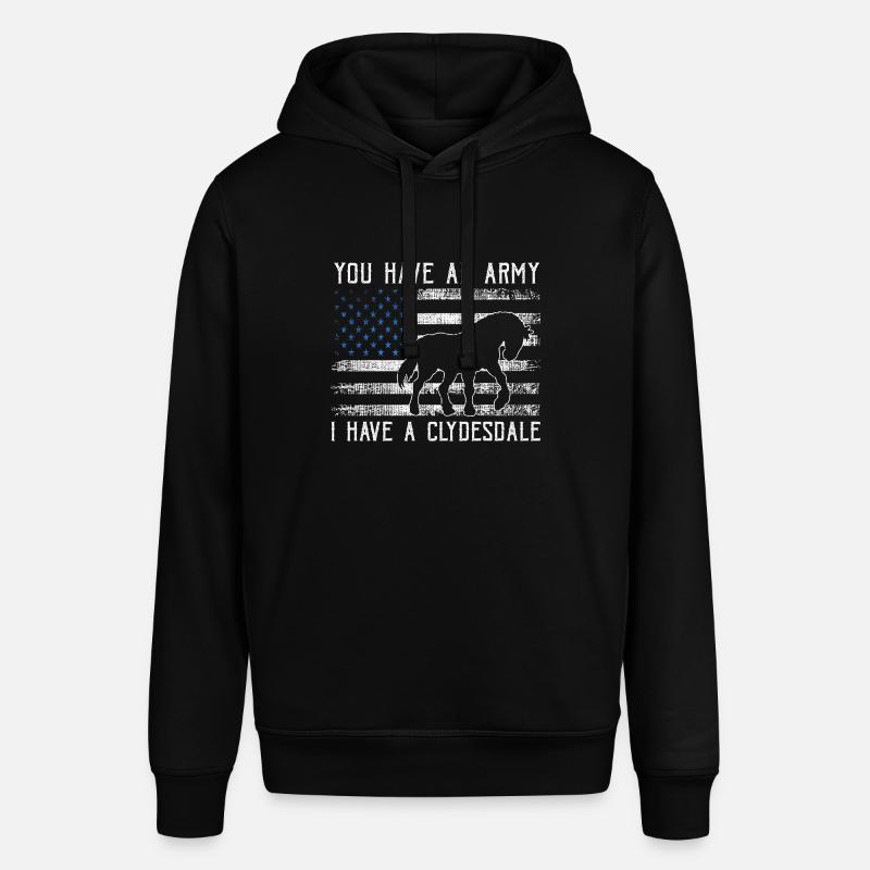 Conception Clydesdale pour clydesdale Riders - Sweat à capuche SOUNDER Stanley/Stella Unisexe - noir