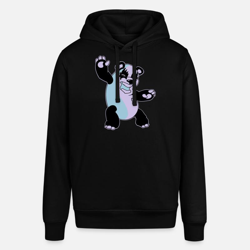 Panda Kiss - Sweat à capuche SOUNDER Stanley/Stella Unisexe - noir