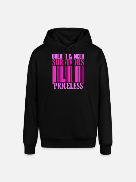 Priceless Breast Cancer Awareness - Stanley/Stella SOUNDER Unisex Hoodie - black