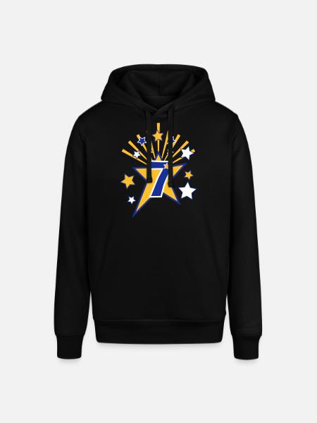 Birthday Star 7 - Stanley/Stella SOUNDER Unisex Hoodie - black