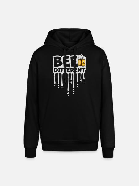 bee different saying quote - Stanley/Stella SOUNDER Unisex Hoodie - black