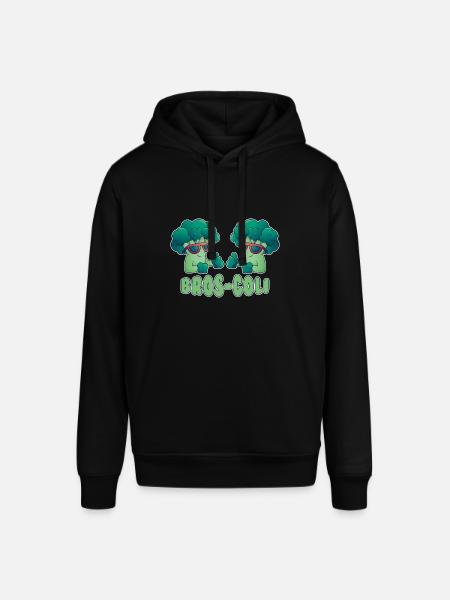 Broccoli Vegetables Vegan Vegetarian - Stanley/Stella SOUNDER Unisex Hoodie - black