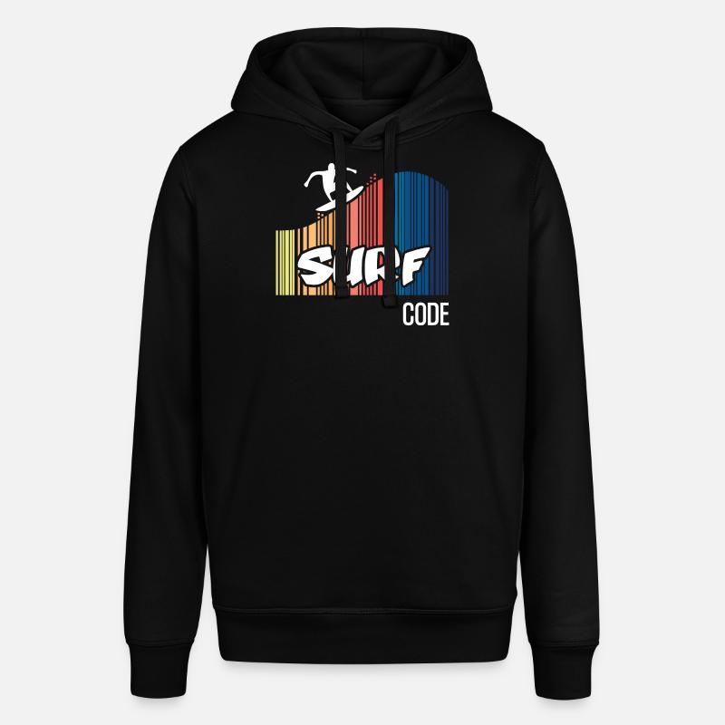 Surfcode (dunkel) - Stanley/Stella Unisex Hoodie SOUNDER - Schwarz