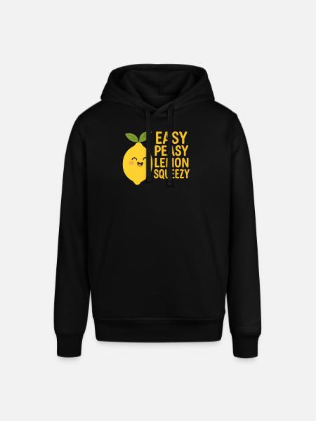 Cheerful lemon motifs with funny saying - Stanley/Stella SOUNDER Unisex Hoodie - black