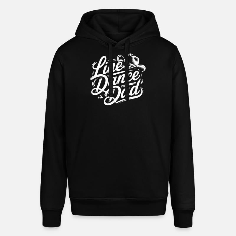 Line Dance Dad - Script Logo - Stanley/Stella SOUNDER Unisex Hoodie - black