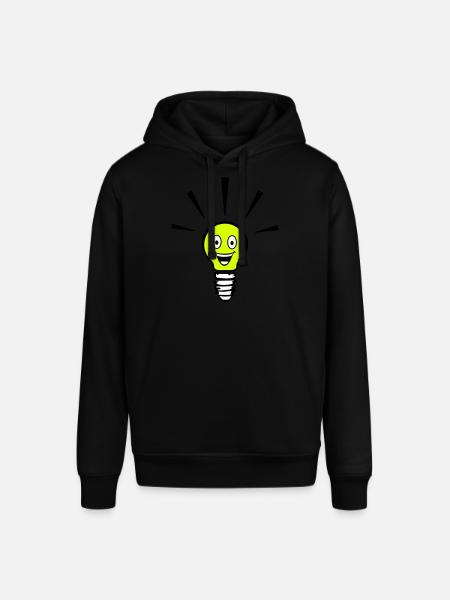 lustige Glühbirne - Idee - Stanley/Stella Unisex Hoodie SOUNDER - Schwarz