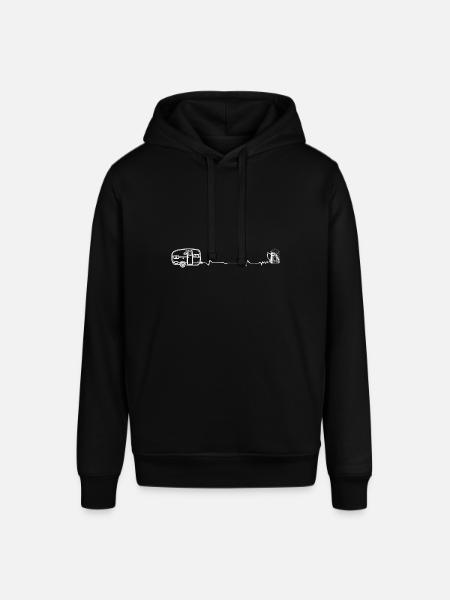 Heart palpitations - Beer - Caravan - (4) - Stanley/Stella SOUNDER Unisex Hoodie - black