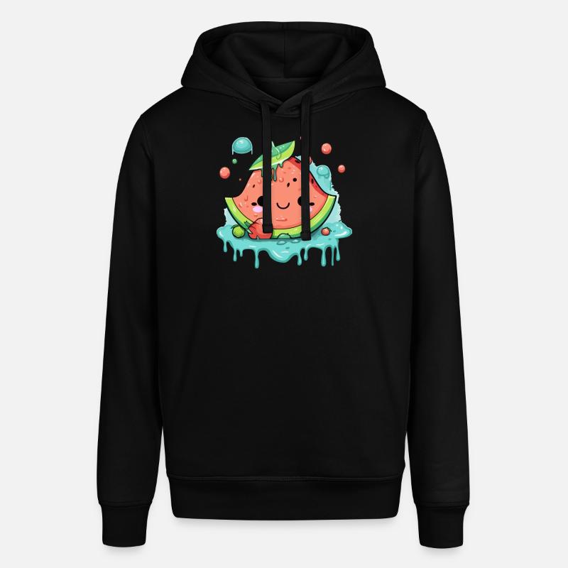 Eli pastèque Kawaii - Sweat à capuche SOUNDER Stanley/Stella Unisexe - noir