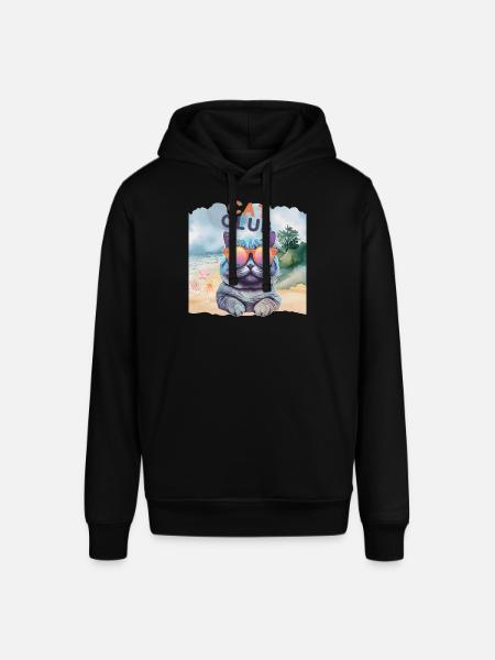 Cat Club - Stanley/Stella Unisex Hoodie SOUNDER - Schwarz