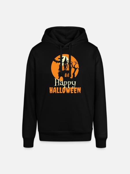 happy halloween - Stanley/Stella Unisex Hoodie SOUNDER - Schwarz