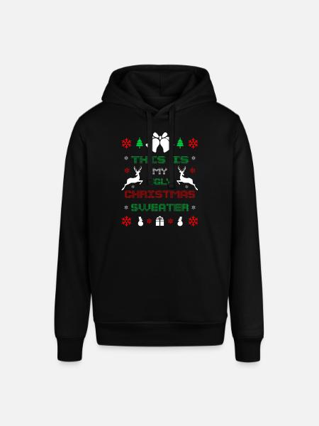Noël moche - Sweat à capuche SOUNDER Stanley/Stella Unisexe - noir