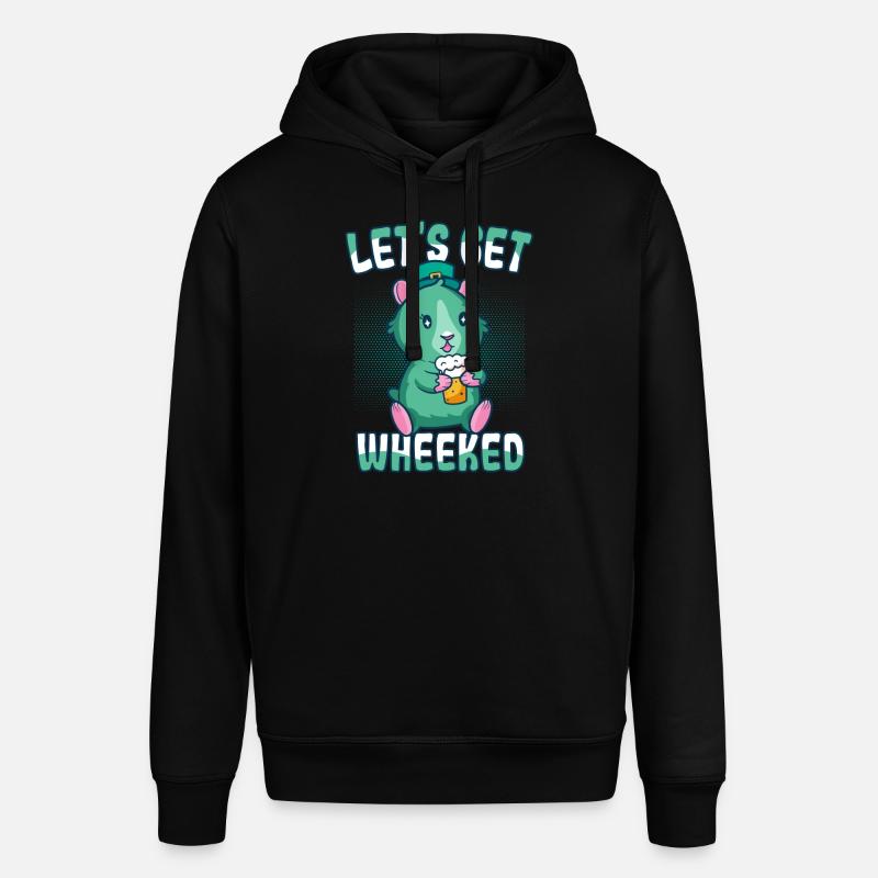 Saint-Patrick Cochon d’Inde Motif - Sweat à capuche SOUNDER Stanley/Stella Unisexe - noir