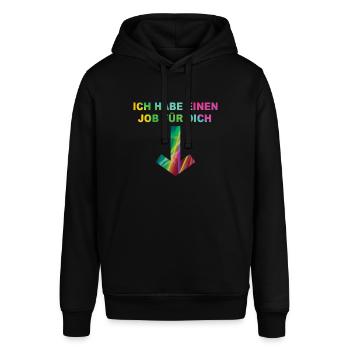electro Festival - Stanley/Stella Unisex Hoodie SOUNDER - Schwarz - Vorne - Alina (178cm) & Michal (187cm)
