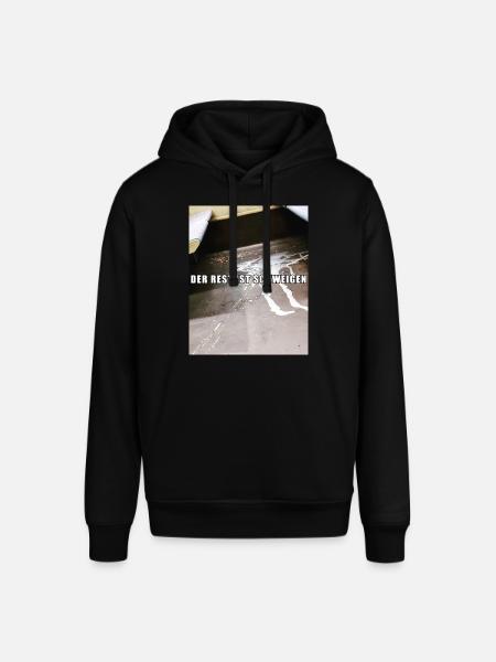 Der Rest ist Schweigen - Stanley/Stella Unisex Hoodie SOUNDER - Schwarz