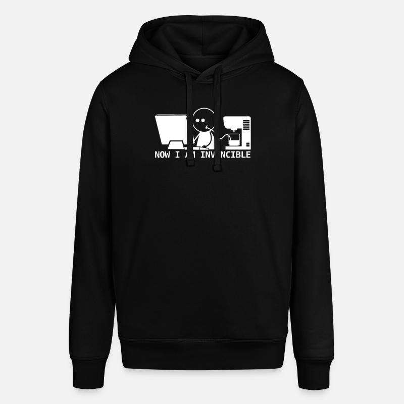 Admin Programmierer Nerd mit Kaffee - Stanley/Stella Unisex Hoodie SOUNDER - Schwarz