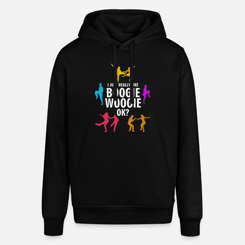 Boogie Woogie J’aime Boogie-Woogie - Sweat à capuche SOUNDER Stanley/Stella Unisexe - noir