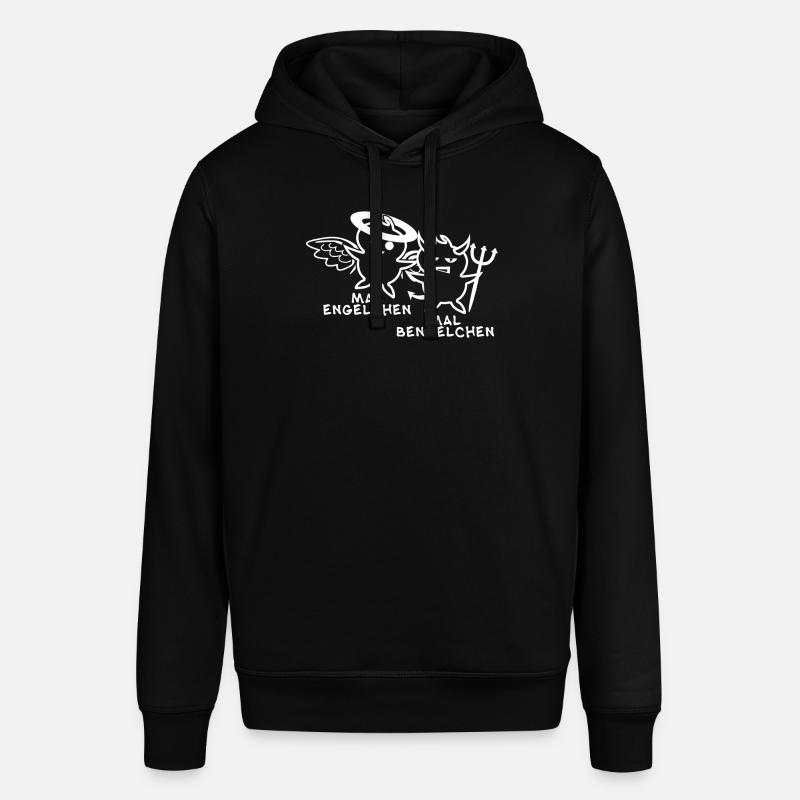 Engelchen Teufelchen Bengelchen Bengel - Stanley/Stella Unisex Hoodie SOUNDER - Schwarz