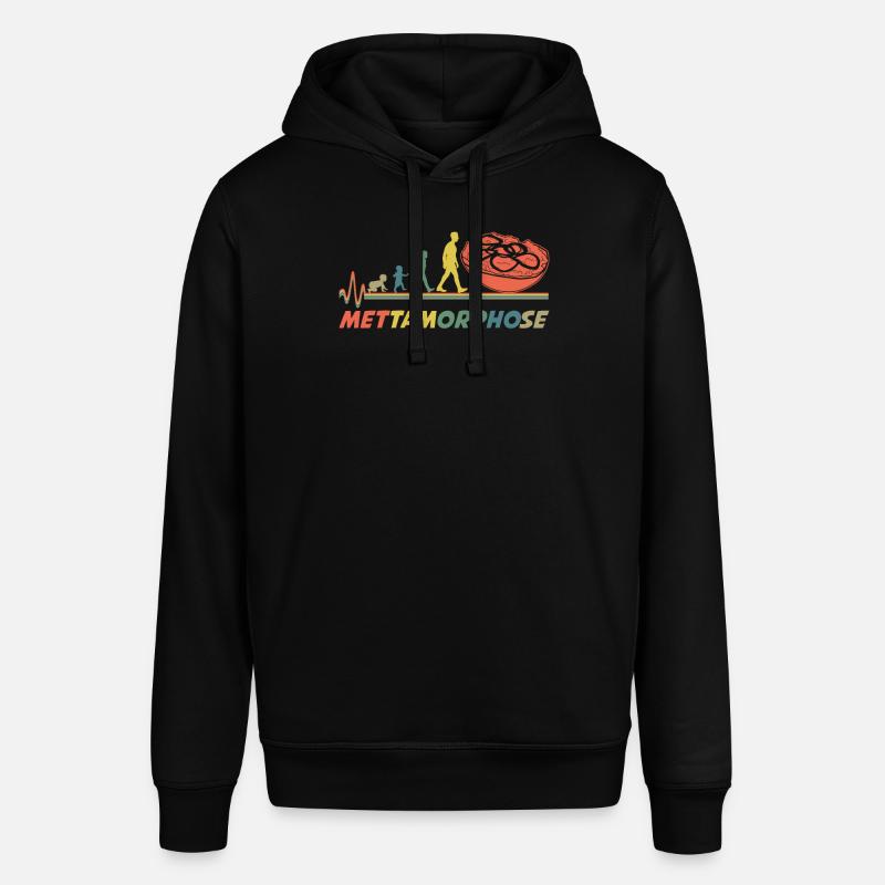 Mettbrötchen Hackfleisch Mett - Stanley/Stella Unisex Hoodie SOUNDER - Schwarz