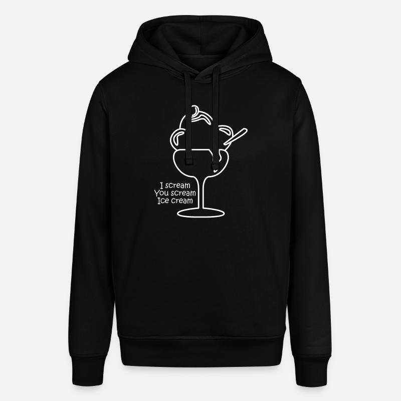 Eis Eiscreme Eisbecher - Stanley/Stella Unisex Hoodie SOUNDER - Schwarz