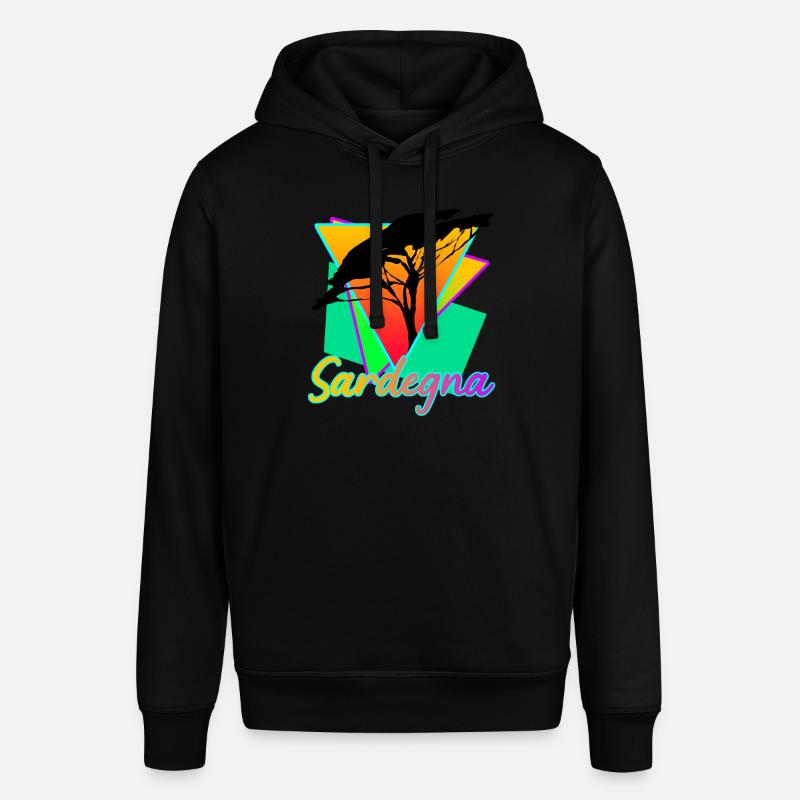 Sardaigne Sardegna Retro Sardaigne - Sweat à capuche SOUNDER Stanley/Stella Unisexe - noir