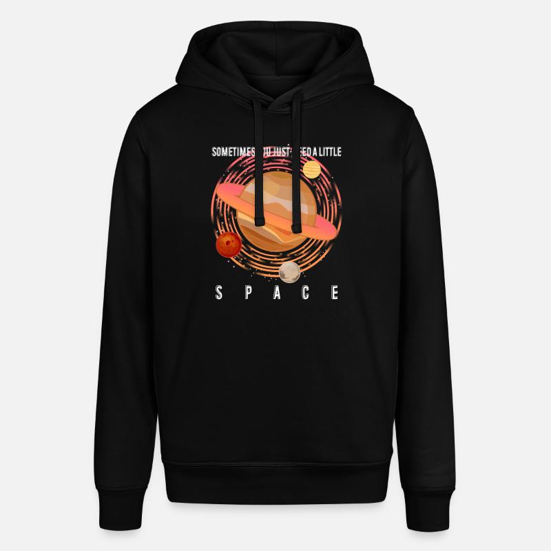 Astronaute de planètes spatiales - Sweat à capuche SOUNDER Stanley/Stella Unisexe - noir