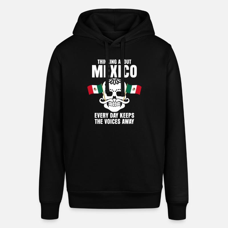 Mexique Drapeau Mexicains Crâne Mexicain - Sweat à capuche SOUNDER Stanley/Stella Unisexe - noir