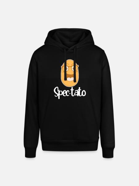 Potato Glasses Spectacles Opticals - Stanley/Stella SOUNDER Unisex Hoodie - black