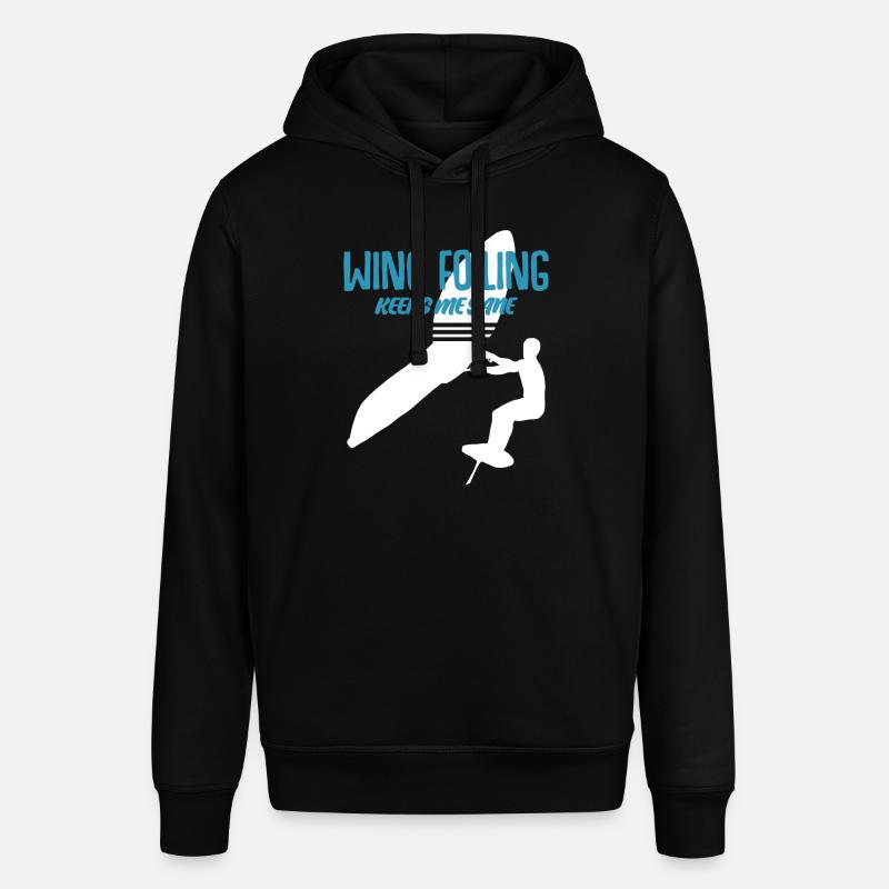 Wing Foil Aile Surf Aile - Sweat à capuche SOUNDER Stanley/Stella Unisexe - noir