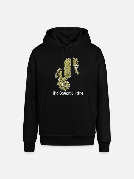 Seahorse Seahorses Beach - Stanley/Stella SOUNDER Unisex Hoodie - black