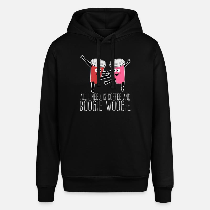 Boogie Woogie Coffee Dance Dancing - Stanley/Stella Unisex Hoodie SOUNDER - Schwarz
