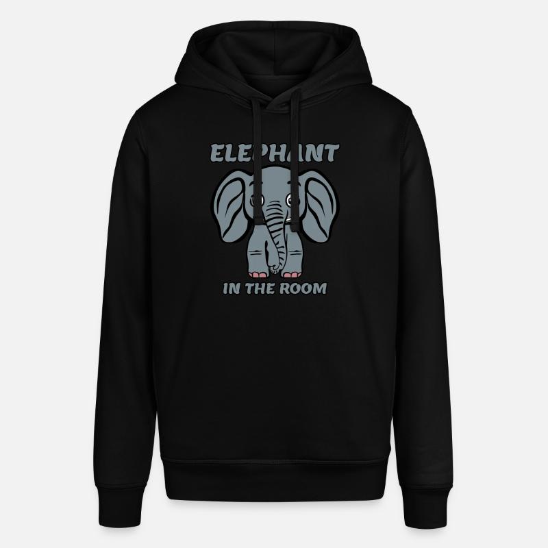 Éléphants Drôle D’éléphant - Sweat à capuche SOUNDER Stanley/Stella Unisexe - noir