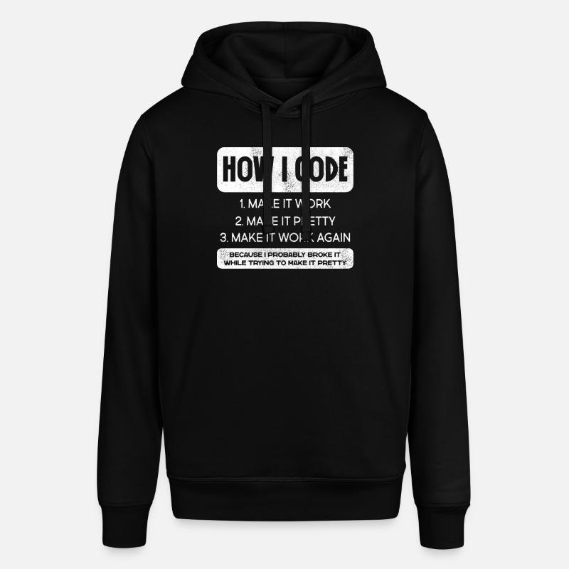 Programmeur, Code, Nerd, Programmation - Sweat à capuche SOUNDER Stanley/Stella Unisexe - noir