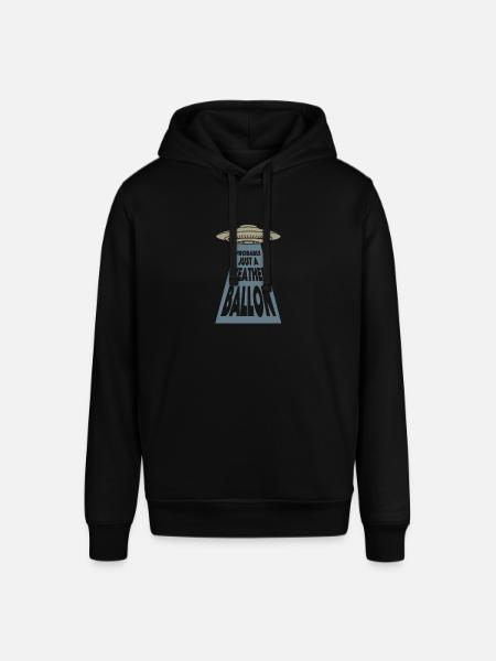 Alien Meme Aliens Ufo Weather Balloon Ufo - Stanley/Stella SOUNDER Unisex Hoodie - black