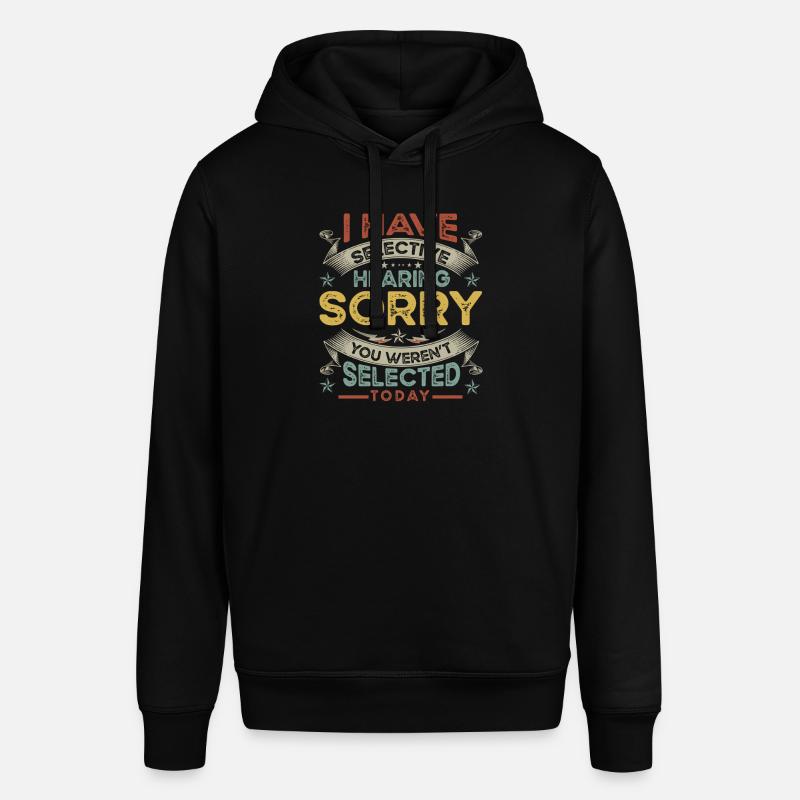 ouïe, choisie, sélective, drôle, - Sweat à capuche SOUNDER Stanley/Stella Unisexe - noir