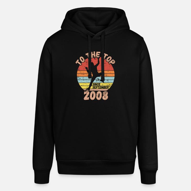 Klettern, Bouldern, Kletterer, Eisklettern, Boulde - Stanley/Stella Unisex Hoodie SOUNDER - Schwarz