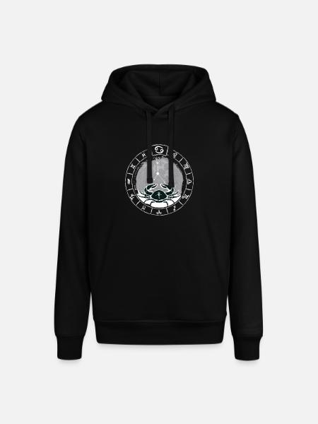 Zodiac sign Cancer - Zodiac sign - Birthday - Stanley/Stella SOUNDER Unisex Hoodie - black