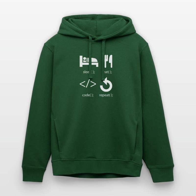 Programmer Developer - Eat Sleep Code Repeat Stanley/Stella SOUNDER Unisex Hoodie