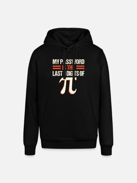 PI Math , Mathématiques, 3.145 - Sweat à capuche SOUNDER Stanley/Stella Unisexe - noir