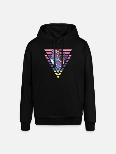 Roller skate, roller skater, skate - Stanley/Stella SOUNDER Unisex Hoodie - black