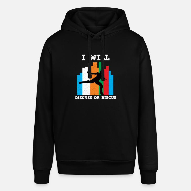 Diskuswerfen Diskuswurf Leichtathletik Diskus - Stanley/Stella Unisex Hoodie SOUNDER - Schwarz