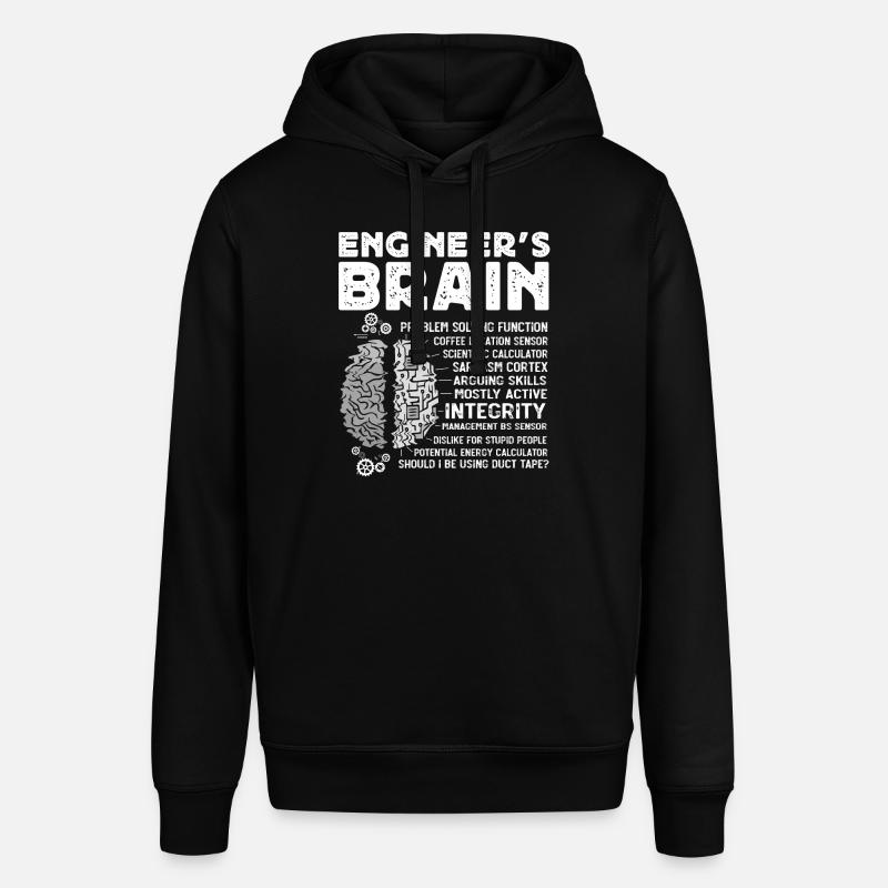 Engineers Brain, Engineer - Stanley/Stella SOUNDER Unisex Hoodie - black